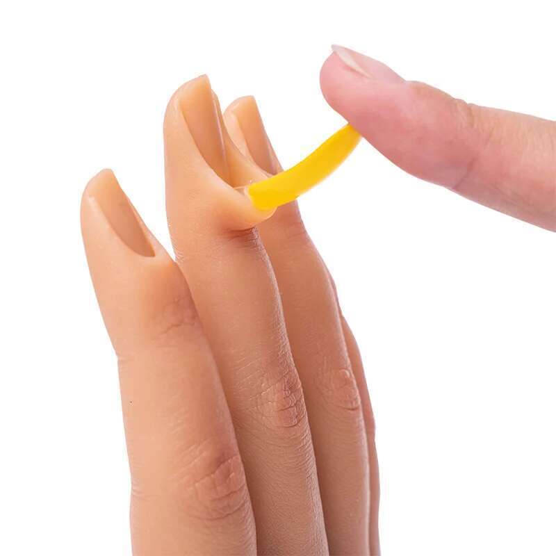 Training Fake For Acrylic Nails Silicone Hands to Practice Nail Hand Model
