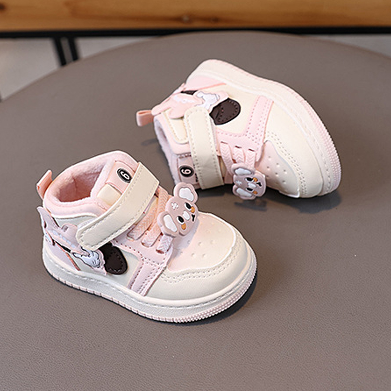 Winter Toddler Shoes New Boys Girl Sports Shoes Infant Baby Plush Cartoon Cute Anti Slip Comfortable Kidszworld Kids Skateboard Shoes Sneakers Sizes 1