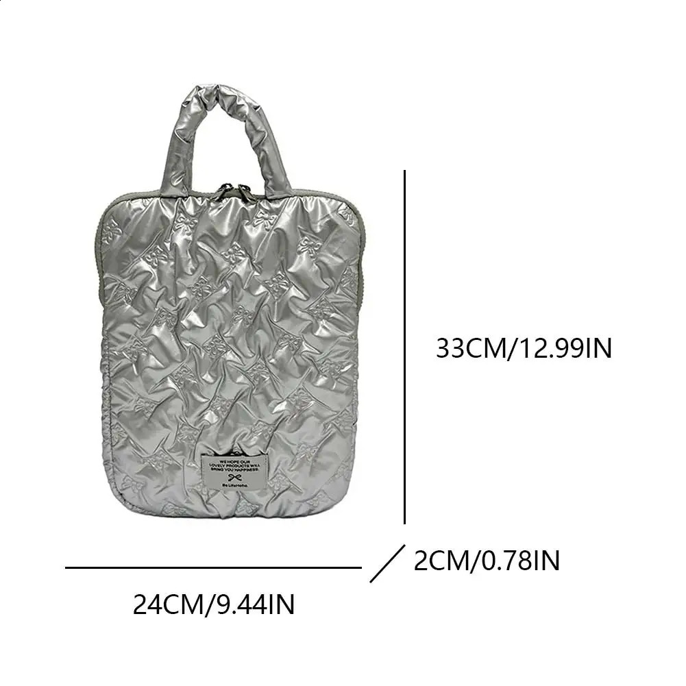 13 Inch Padded Laptop Case Aesthetic Laptop Shoulder Bag Shockproof Tablet Sleeve Case Computer Cover Bag Laptop Protective Bag 250407