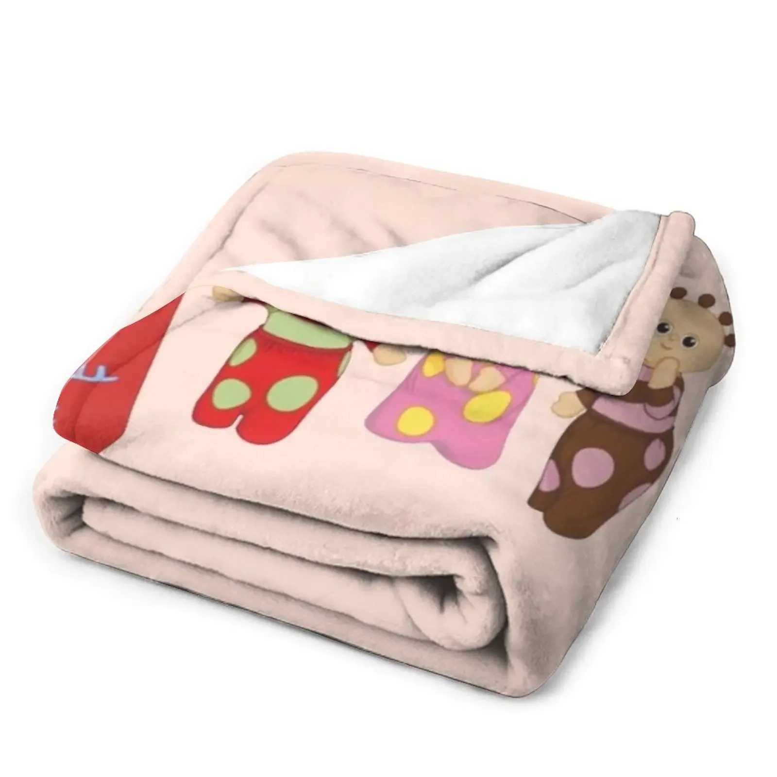 In the night garden Throw Blanket Fluffy Shaggy Blanket Loose Blanket Thermal Blankets For Travel Blankets For Baby C251111