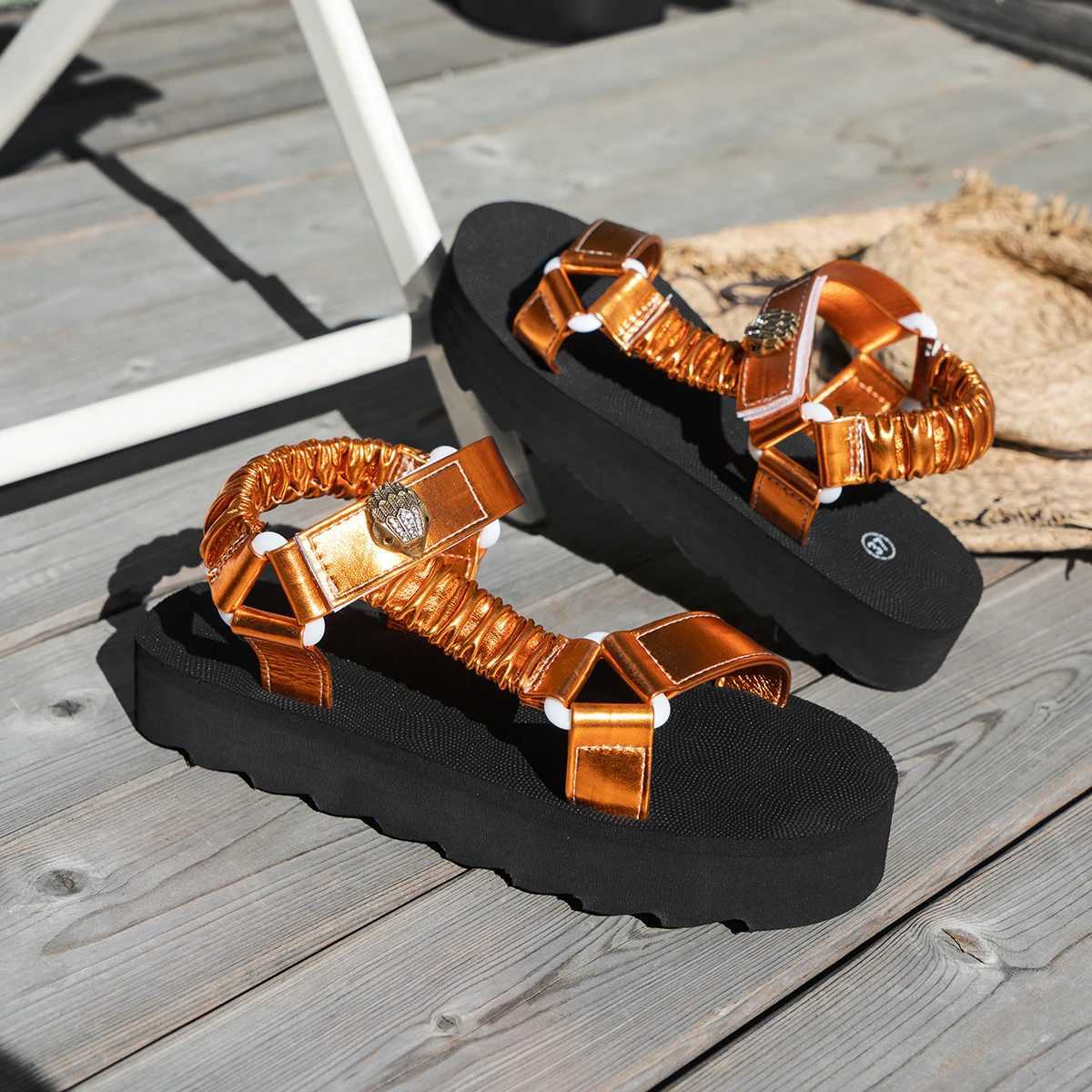 Summer flat bottomed womens shoes hemp rope set beach sandals outdoor All mah casual slippers large-sized womens shoesXJ250410