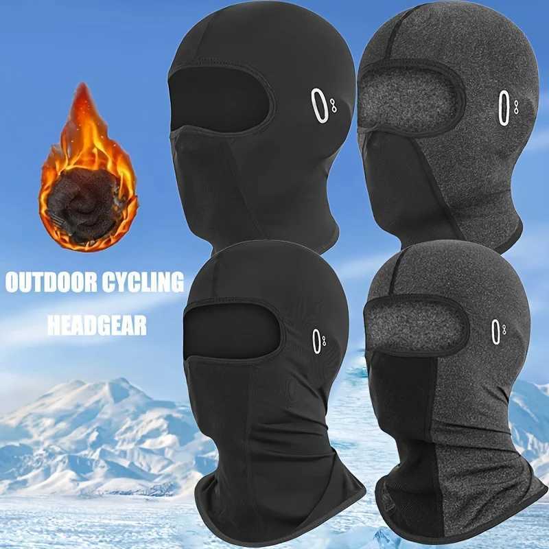 Winter Warm Cycling Mask Breathable Thermal Biking Mask Windproof Motorcycle Helmet Balaclava Neck Cover Men Women Ski Mask S251110