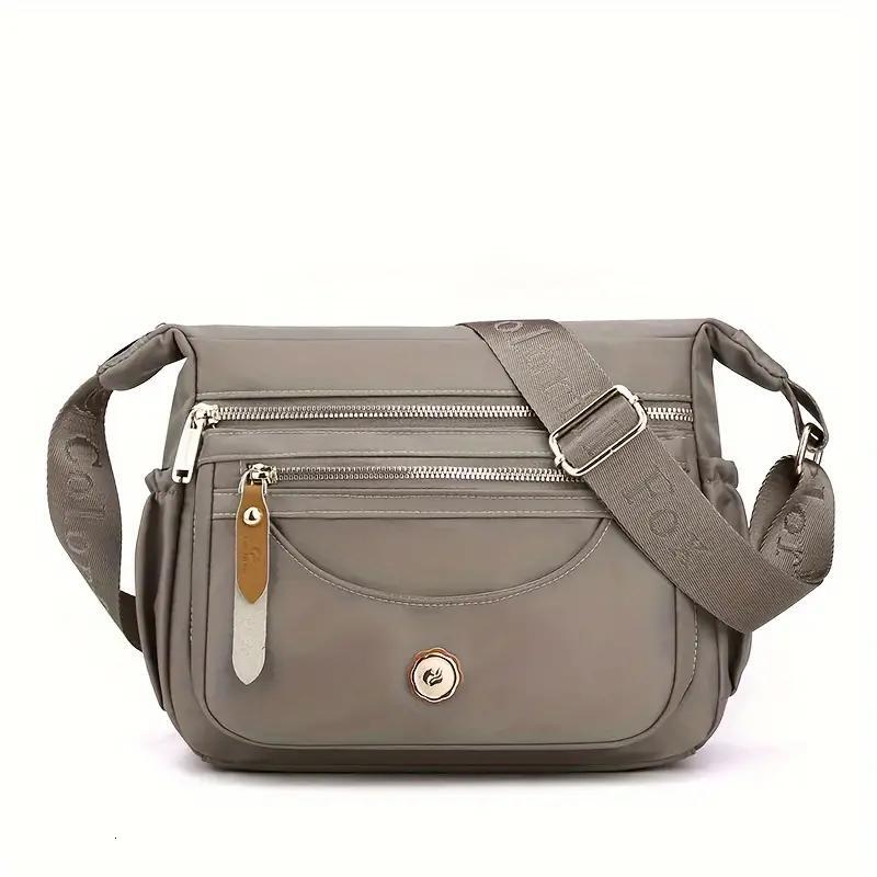 FL- Crossbody Bags for Women Multi-Pockets Shoulder Bag Purses Waterproof Travel