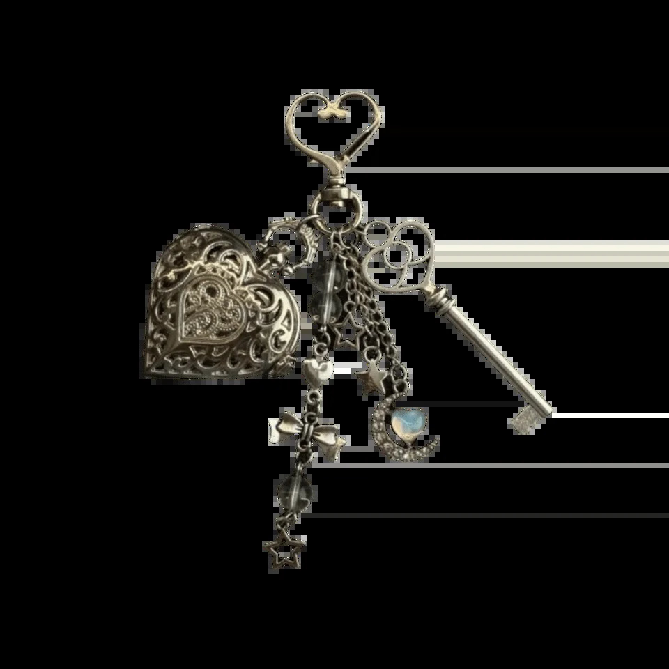 Keychain Hollow Heart Pocket Watch Couple Gift Fashion Style Steampunk Clock Hollow Heart Vintage Look Pendant Jewelry 251110