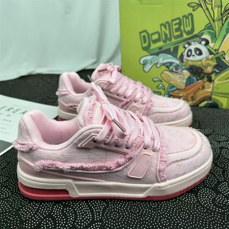hot free shipping designer Casual Shoes mens womans outdoor trainer Massage grey pink platform sport shoes
