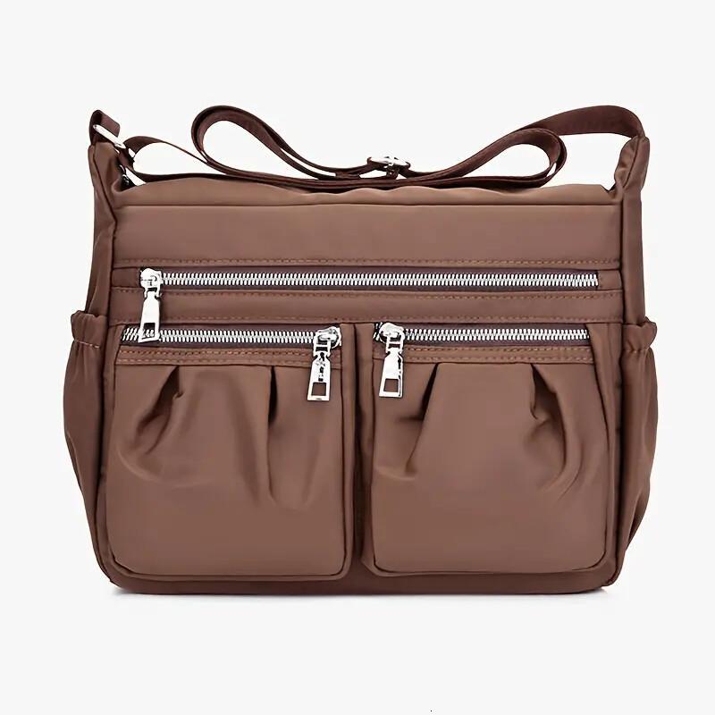 FL- Womens Shoulder Bags Nylon Crossbody Purse Bags Waterproof Messenger Purses and Handbags