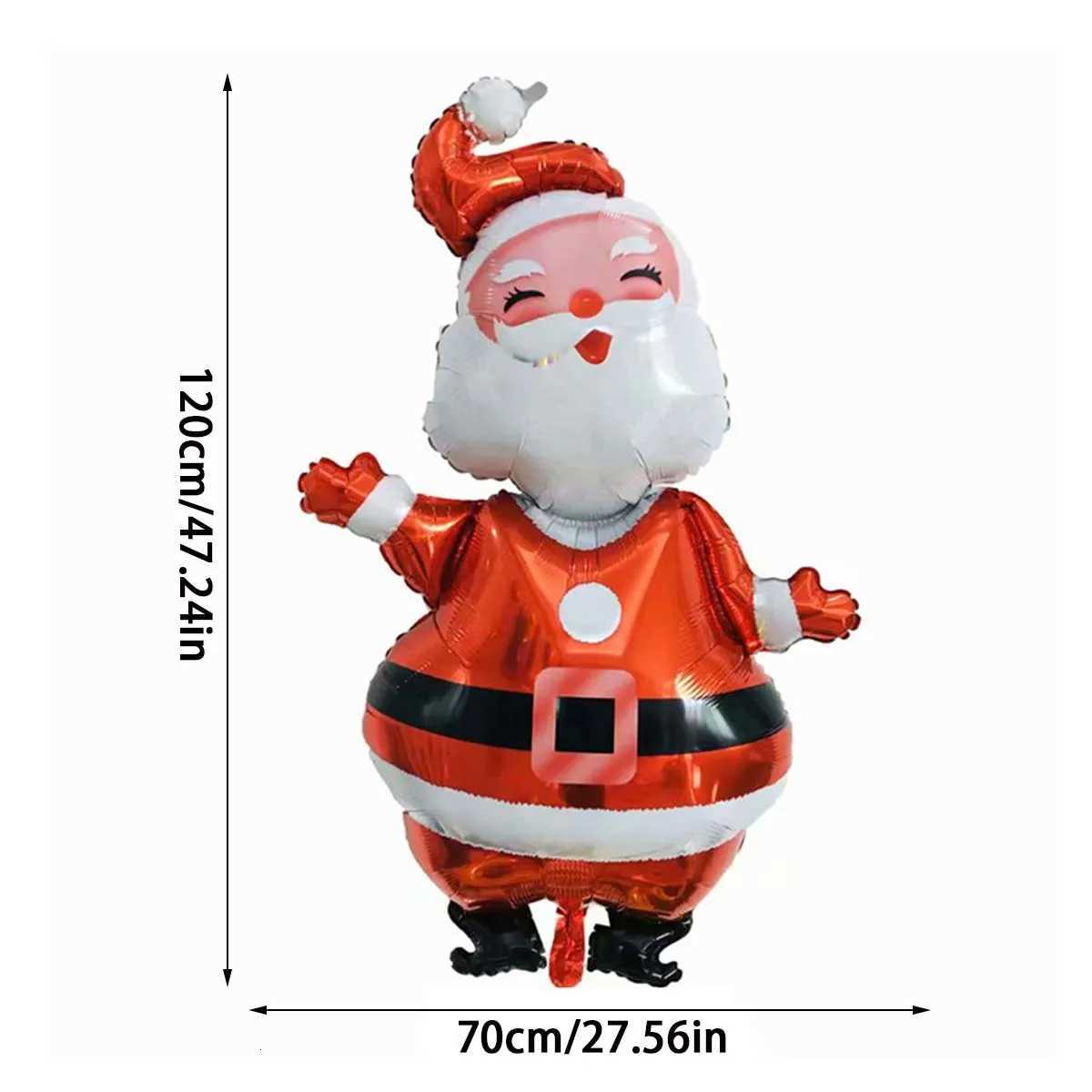 Christmas 1Pcs Extra Large Santa Claus Decorative Balloon - Christmas Party Essential - Perfect for Christmas and New Year Decorations Y251111