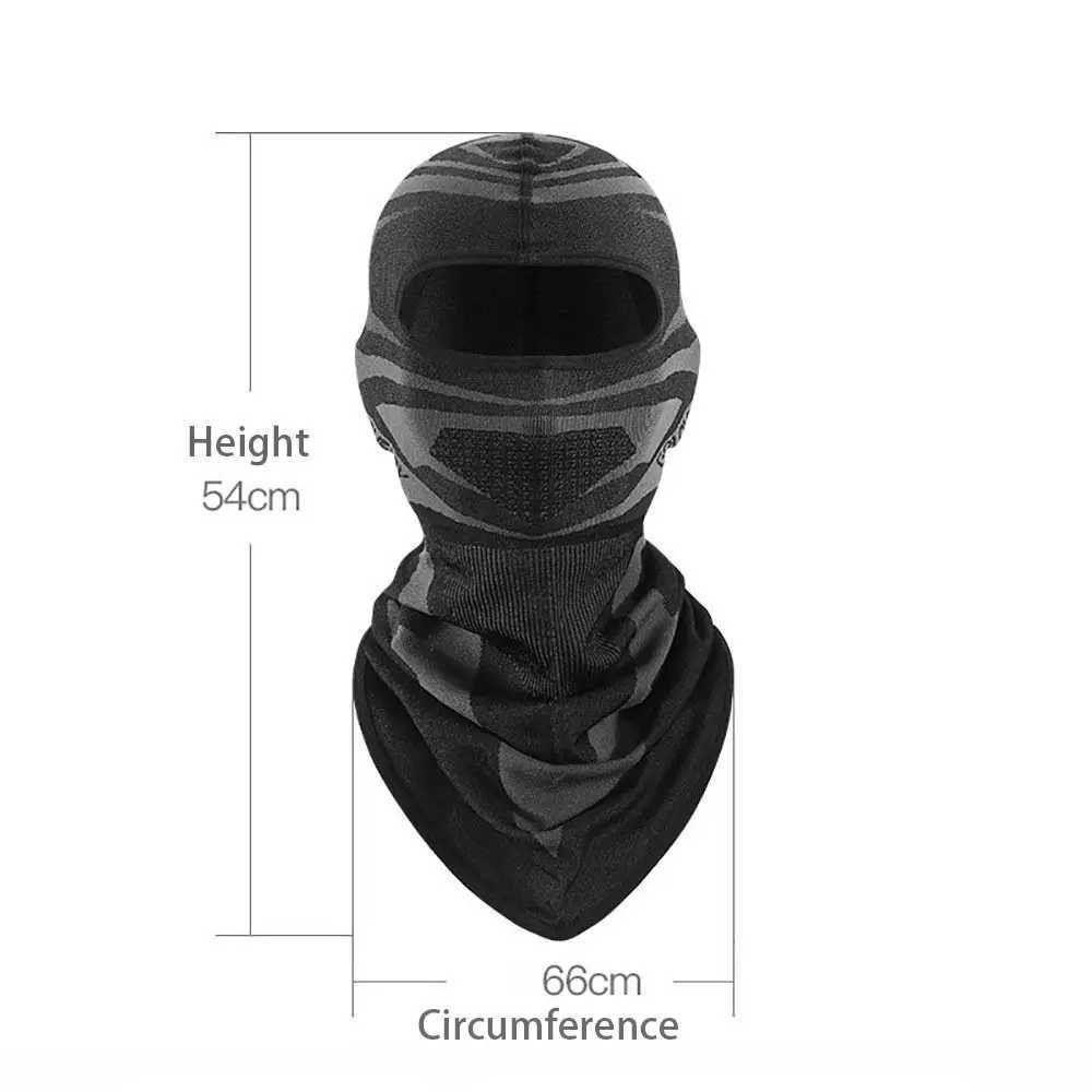 1Pcs Winter Balaclava Full Face Mask Plus Velvet Cycling Sports Helmet Liner Windproof Sunscreen Motorcycle Bicycle Headwear Hat S251110