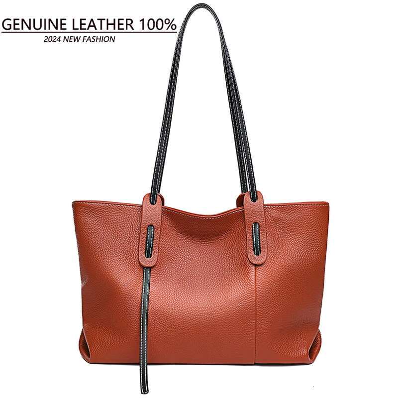 100% Genuine Cowhide Shoulder High Quality Handbags Brand Crossbody Bags For Women Leather Bag Tote Bag