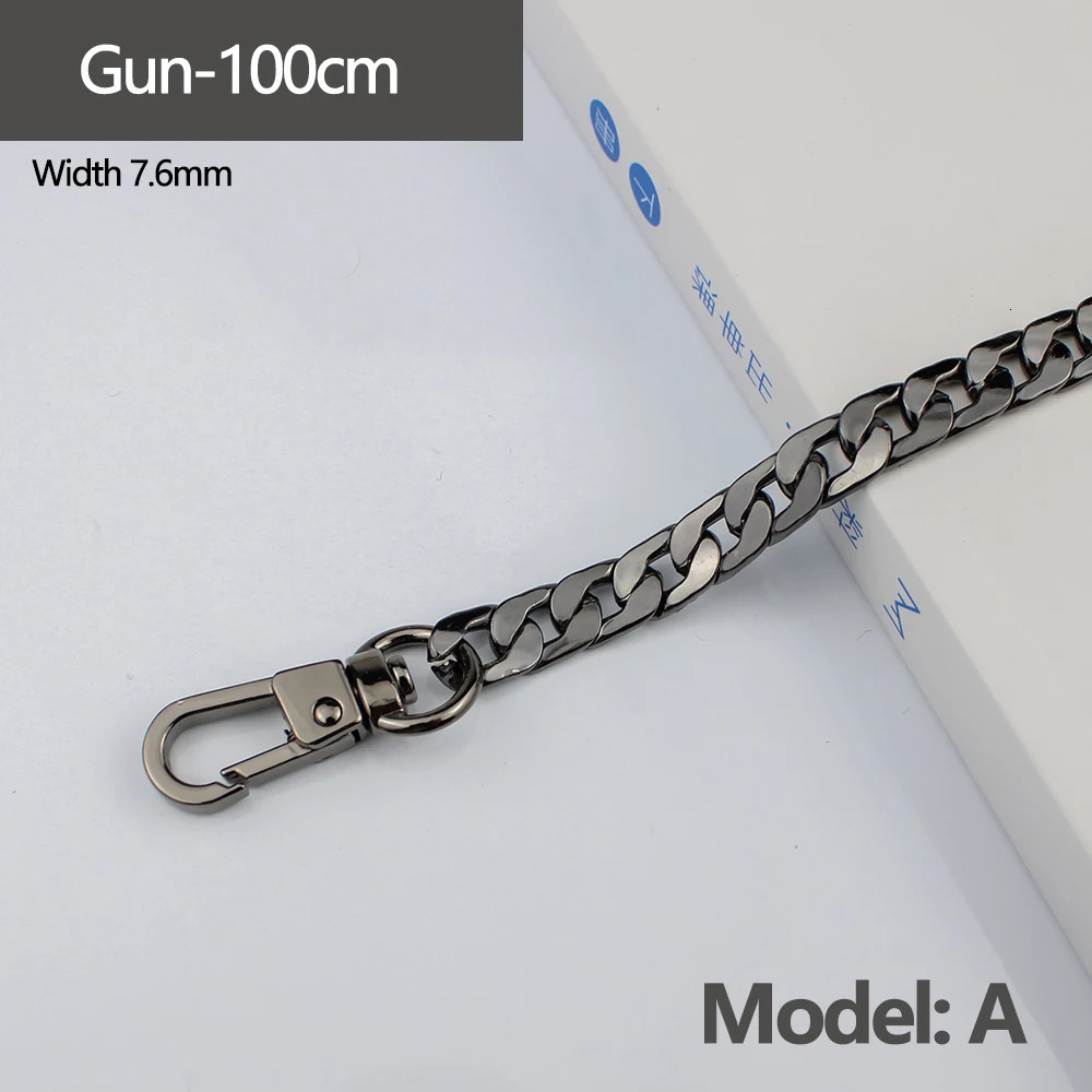 5Pcs 100-120CM Replacement Women Wide Metal Chain Bag Strap Handle Crossbody Shoulder Strap Accessories For Handbags 251110