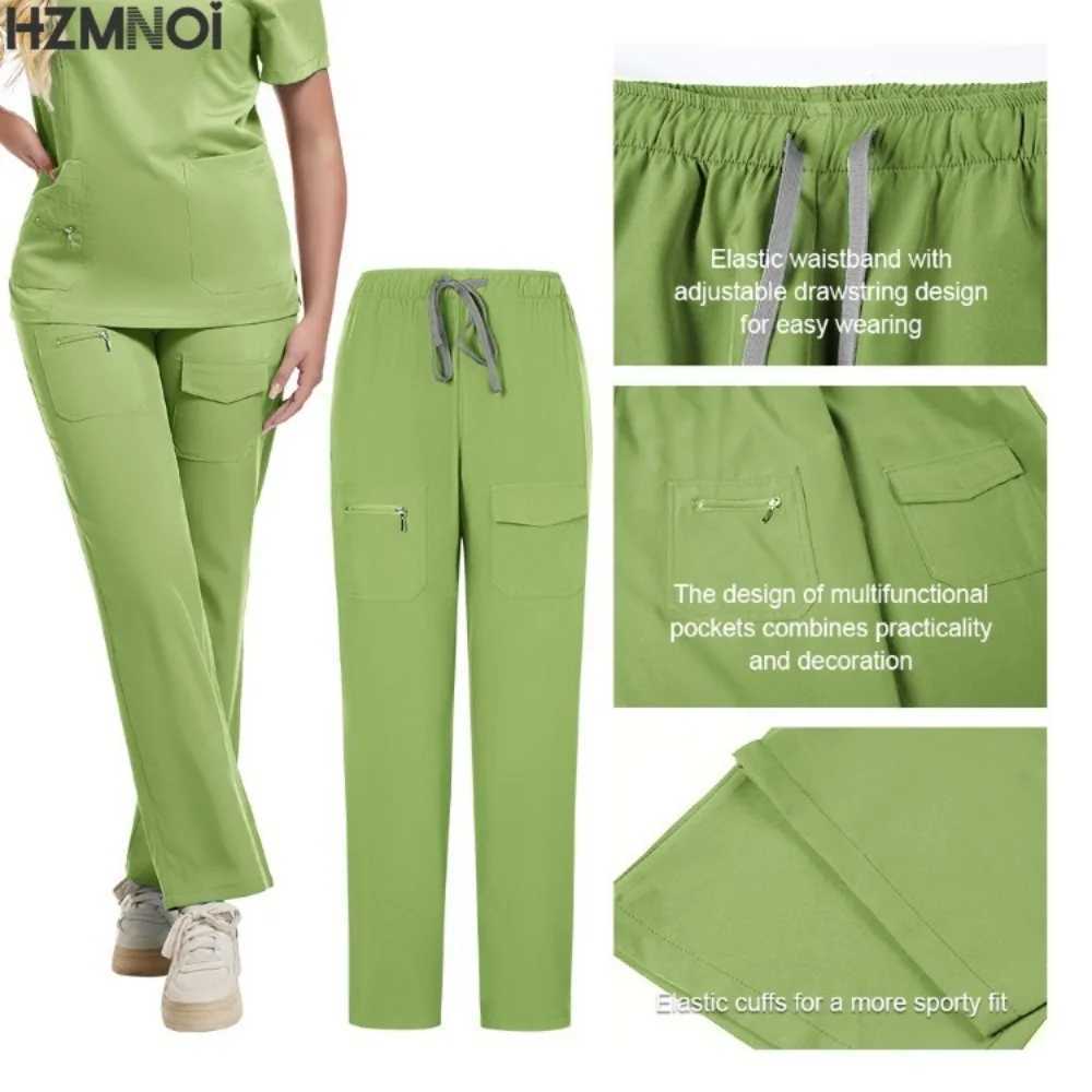 Surgical Uniforms Womens Scrub Set Medical Nurse Beauty Sn Workwear Clinical Scrubs Top Pants Spa Doctor Nursing Clinical Set X250410
