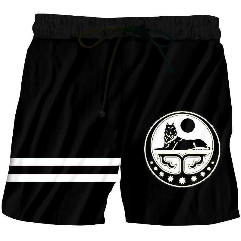 Chechen Russian graphic beach shorts mens 3D printed board shorts swimsuit summer Bermuda surfing shorts cool childrens ice shortsW250410