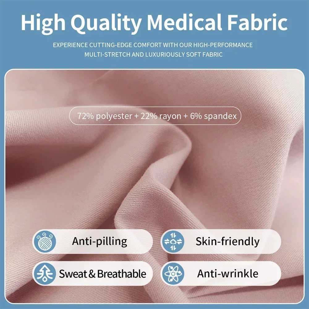 Mens frosted jackets medical uniform tops laboratory coats outerwear loose jackets for clinic doctors and nurses long slip warm jackets X250410