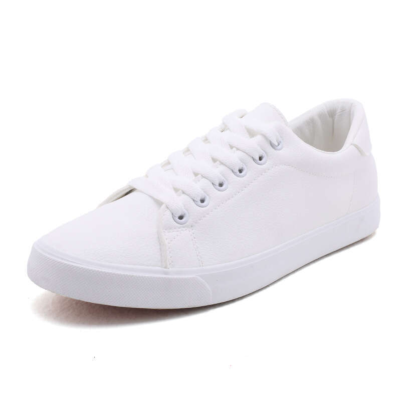 Free shipping Style White Sneakers Unisex Flat for Teenagers Students Couples Sports Men All zhanyishengli Seasons Campus Men's Shoes