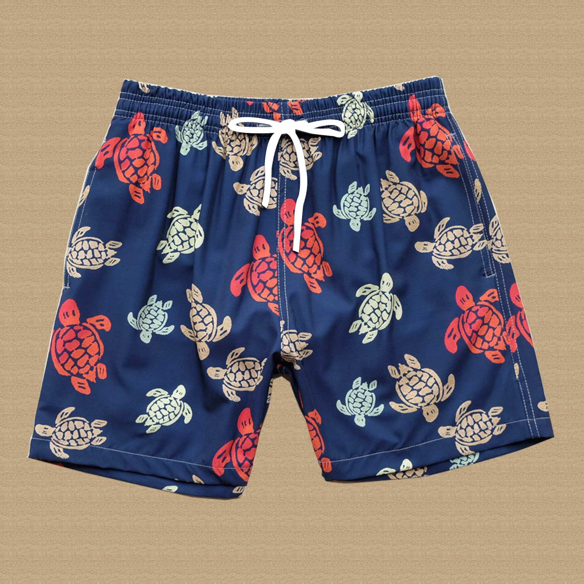 Summer Bermuda Masculina Mens Beach Surfing Backbone Fast Dry Loose Casual Sports Shorts Gym Shorts Board Shorts X2504101