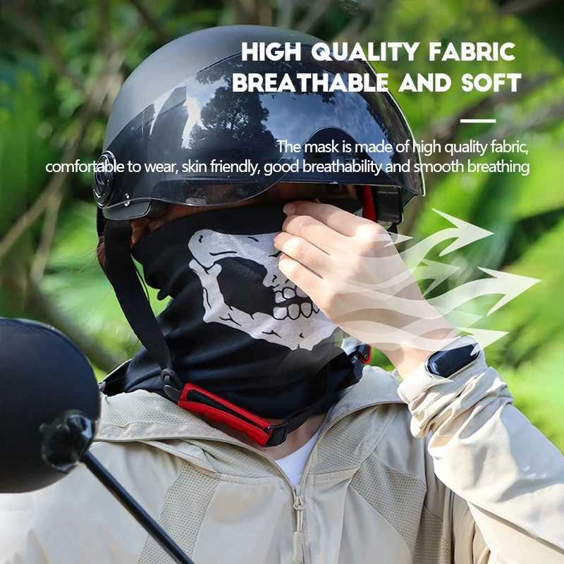 1PC Breathable Mask Skull Mask Seamless Balaclava Hat Headwear ScarfHalloween Cycling Face Mask S251110