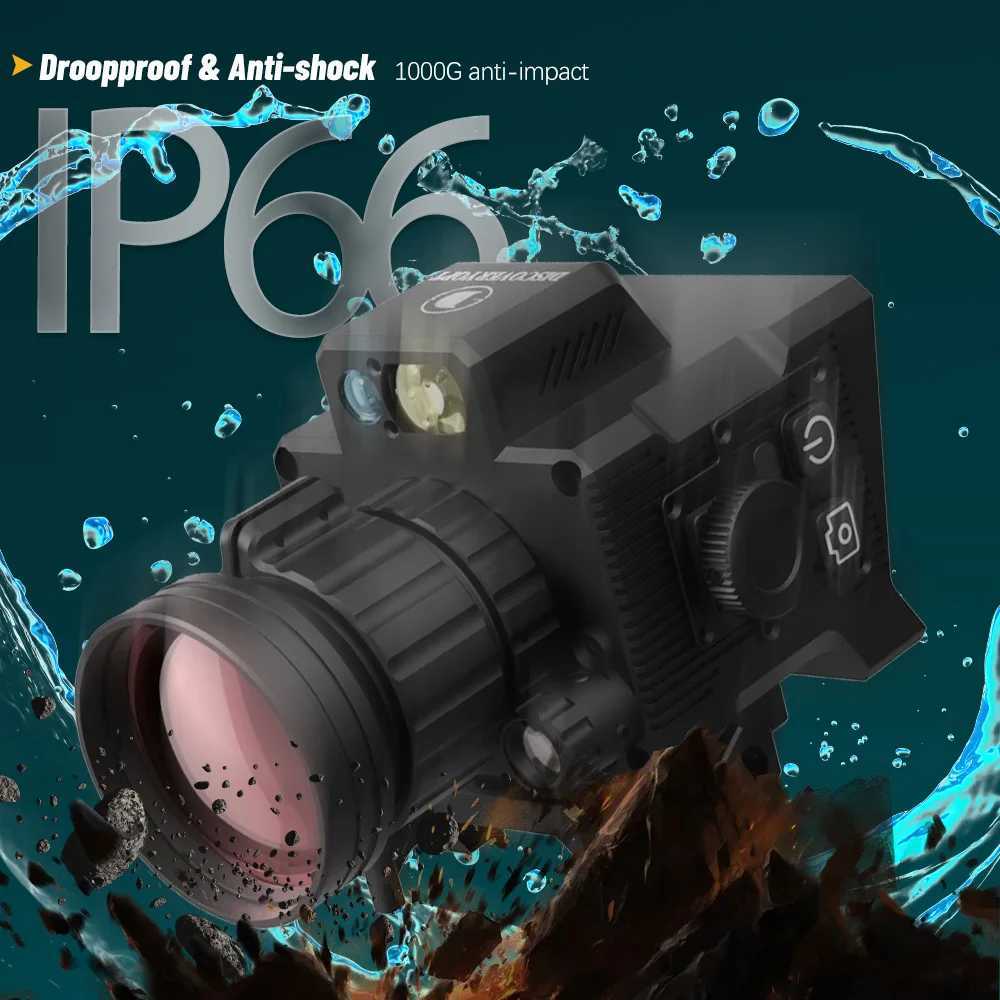 DTS219 Mono Tactical Retina Thermal Imaging 4 Pseudo Color 256x192 Infrared WIFI Anti Shock Hunting Clip Thermal Imaging X250411