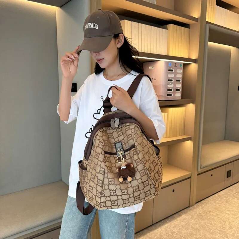 2025 New Casual Printed Large Capacity Women's Travel Backpack, Women's Designer Bag, Trendy Women's Bag5