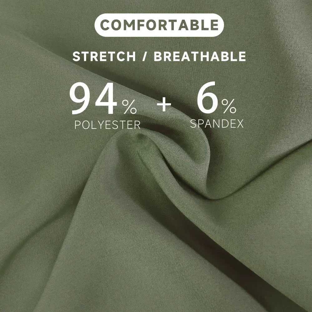 Elastic washer womens set nursing uniform clinical washer set nurse doctor dustproof work clothes medical washer top+jogging pants X250410