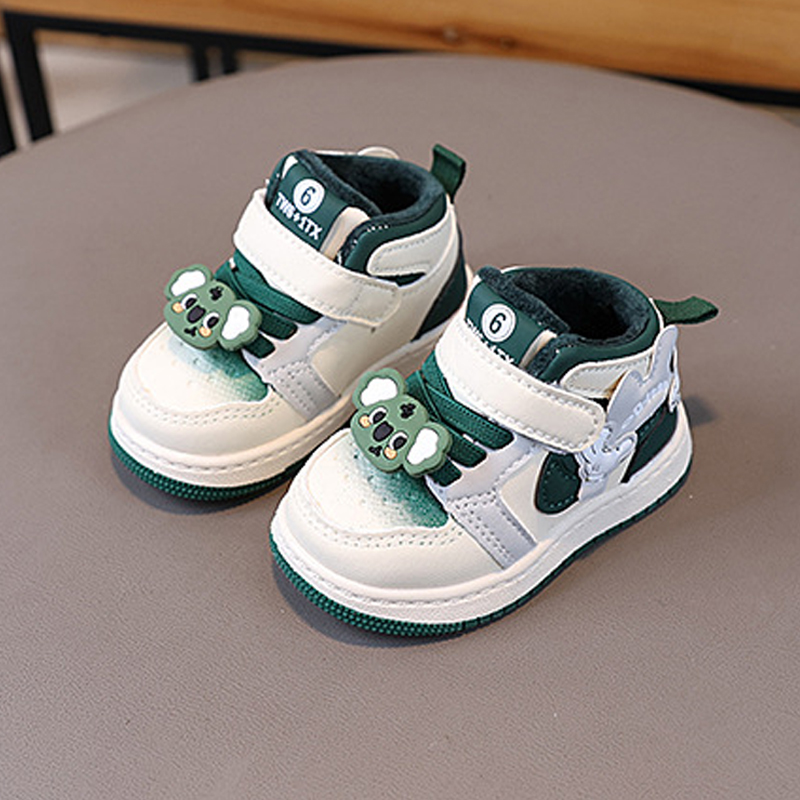 Winter Toddler Shoes New Boys Girl Sports Shoes Infant Baby Plush Cartoon Cute Anti Slip Comfortable Kidszworld Kids Skateboard Shoes Sneakers Sizes 1