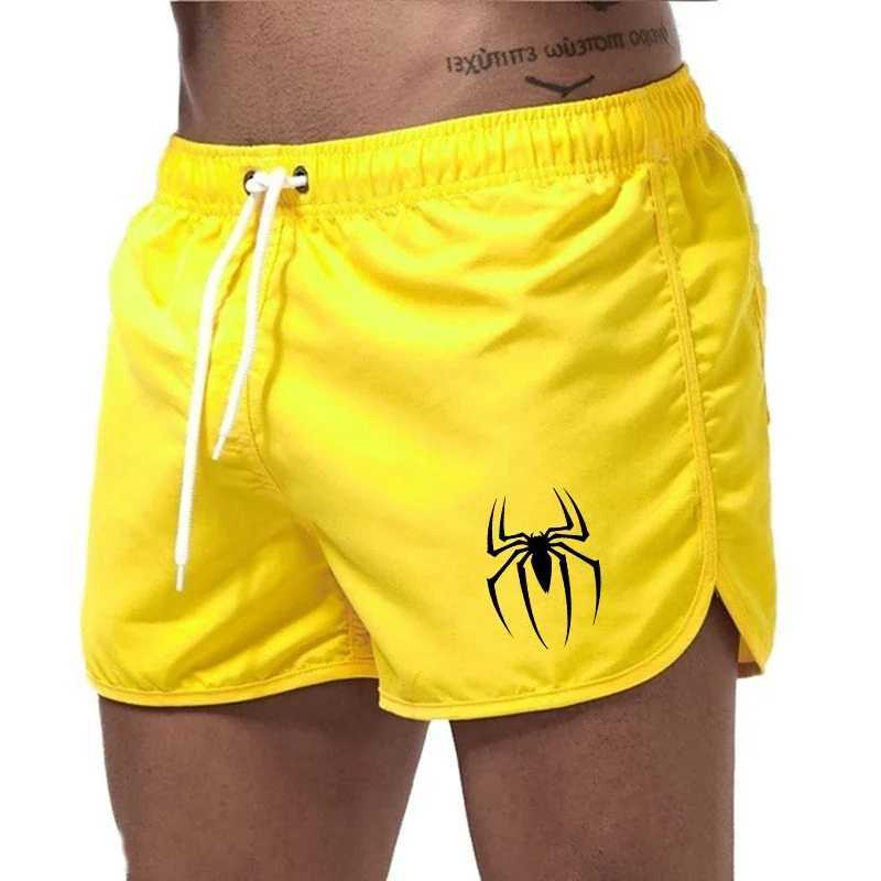 Mens Beach Pants Summer Swimming Gym Pants Quick Drying Swimming Mens Surfing Leisure Day Shorts 2025W250410