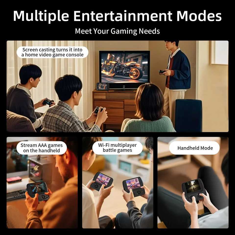 ANBERNIC RG Slide Handheld Game Consol Video Game Consoles 47120Hz Touch screen DP Output Unisoc Processor Android OS P 2M251111