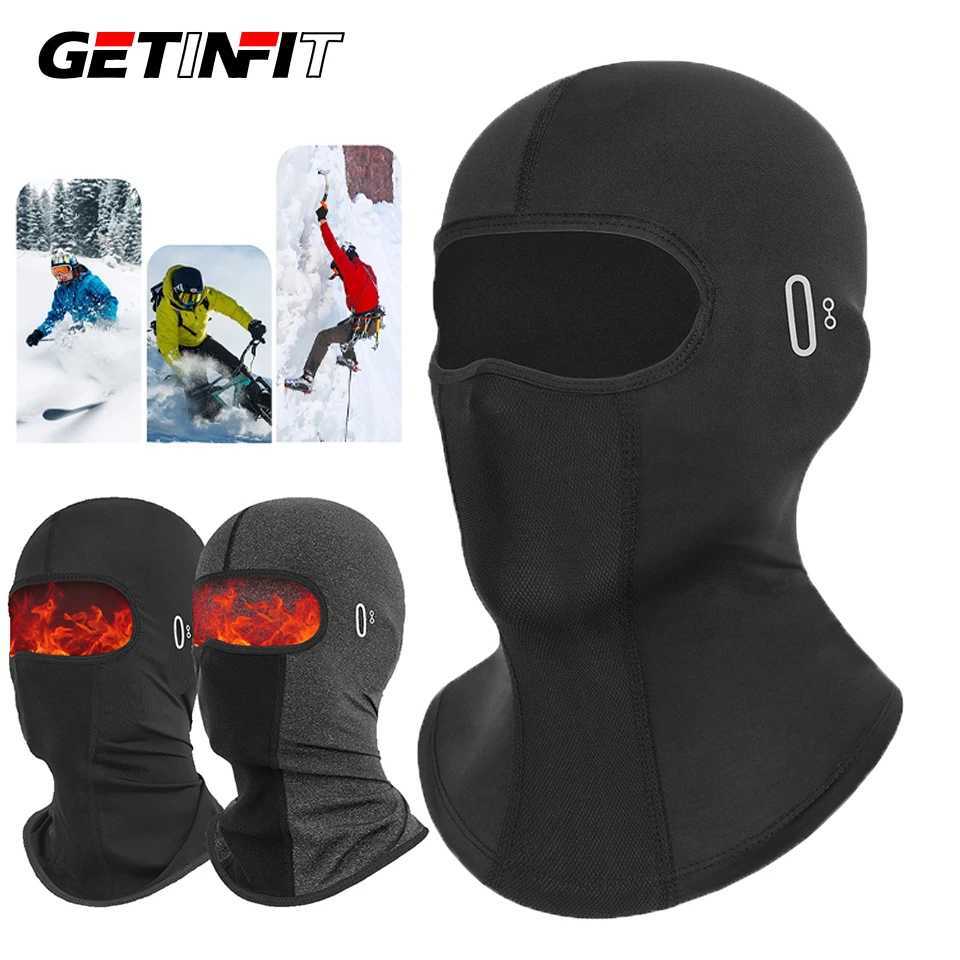 GETINFIT 1Pcs Winter Cycling Mask Windproof Cold-proof Neck Covers Outdoor Motorcycle Helmet Inner Liner Ski Headgear Men Women S251110{category}