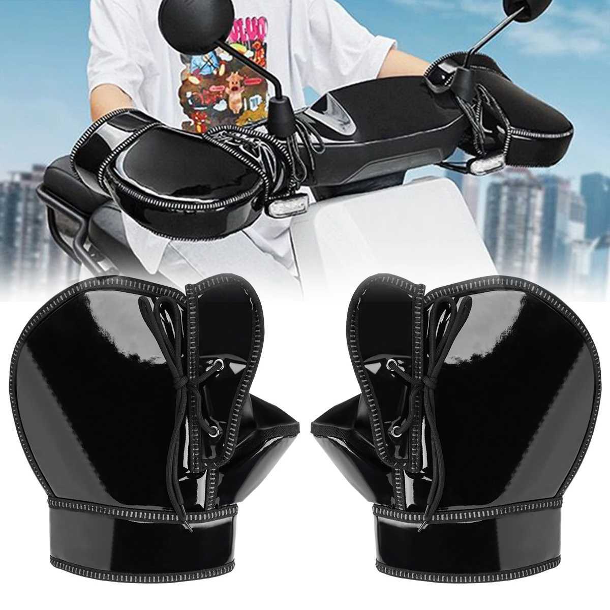 Motorcycle Handlebar Gloves Muffs Scooter Winter Warm Handle Gloves Waterproof Windproof Motorbike Handle Bar Hand Cover Muffs S25118