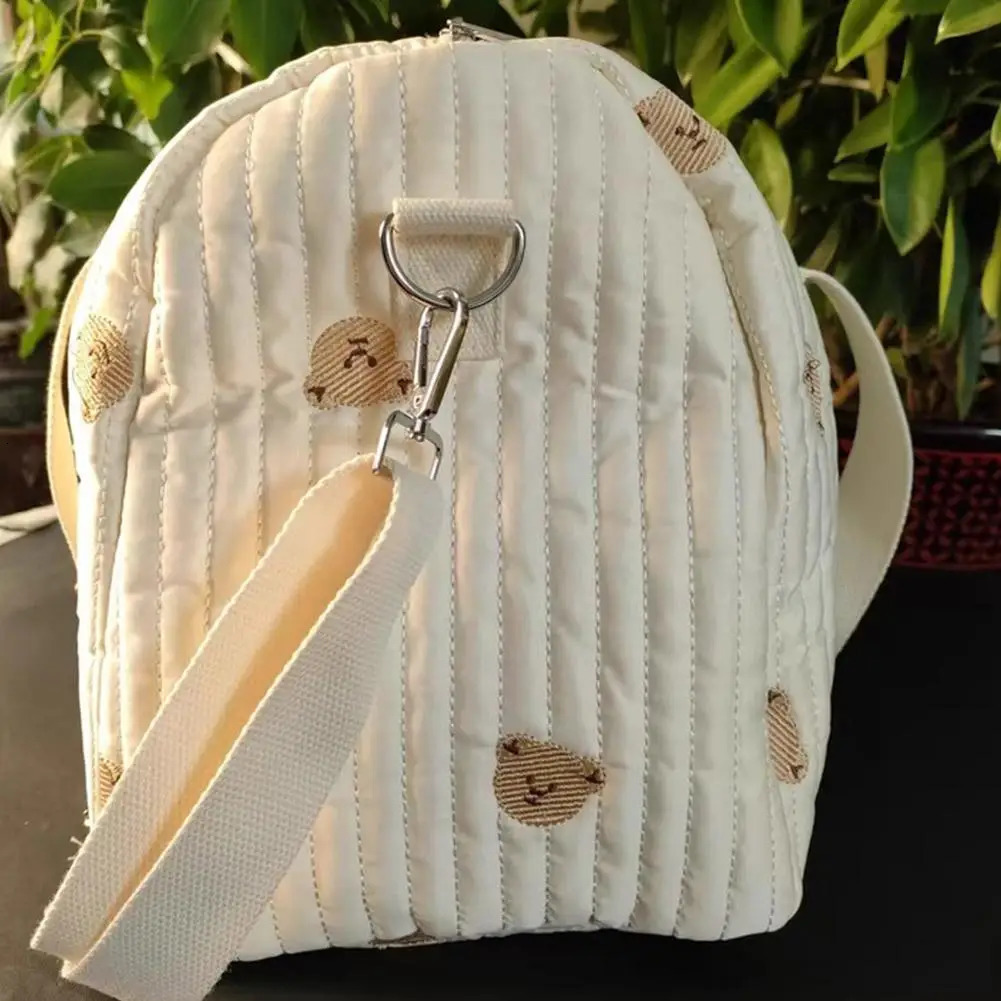 Embroidered Mom Bag Storage Bag Large Capacity Mommy Travel Bag Fashion Multi-functional Handbag Lightweight Diagonal 251110