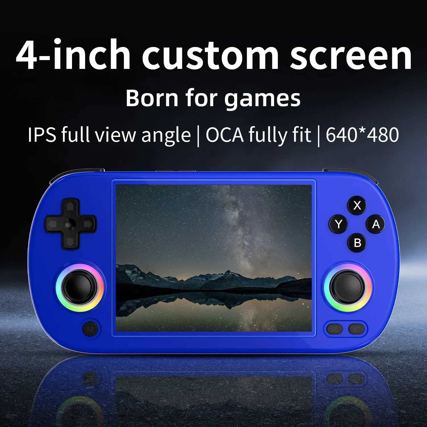 ANBERNIC RG40XX H Handheld Game Console Linux System Joystick RGB Lighting Effect 256G 300 P Game Video Player Trimui ConsoleM251111