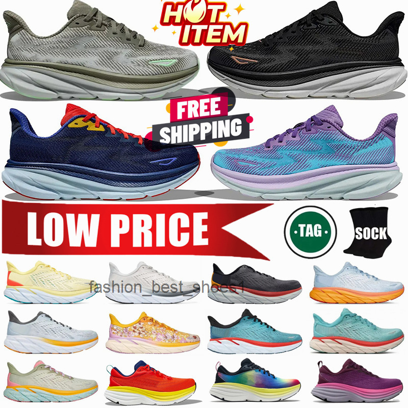 hokamen Clifton New 9 10 Casual Bondi Cliftons Shoes Harbor Mist Carbon X 2 Free People Designer grey Athletic 8 Mens Women