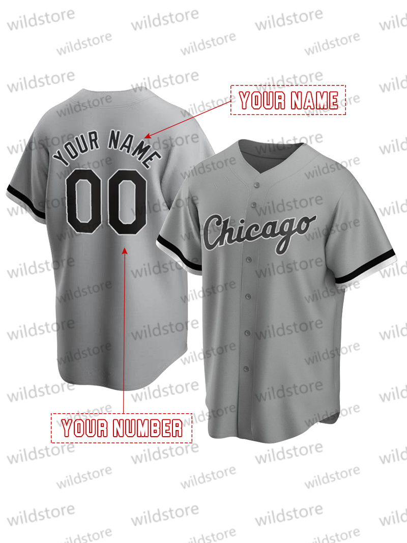 8 JACKSON Robert Jr. 2025 city connect Baseball Jerseys Sosa Moncada Fisk Jones Palacios Slater Custom Jersey