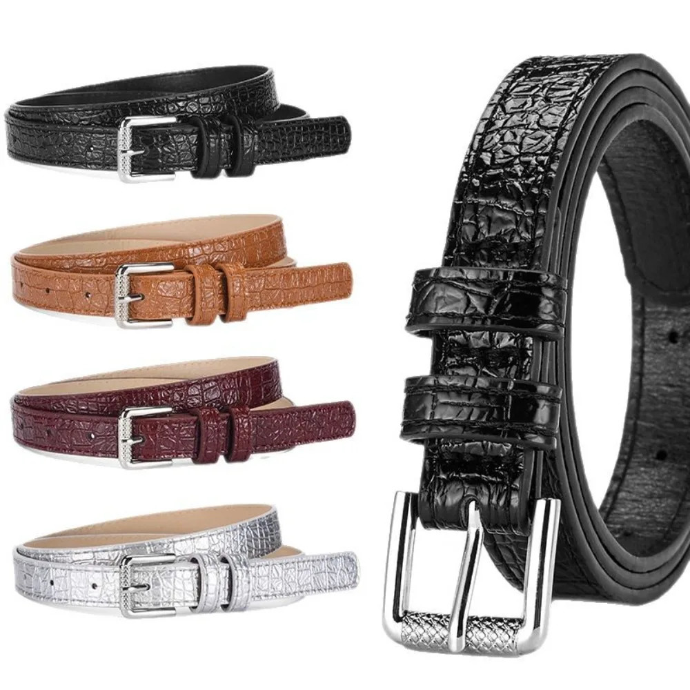 Fashion Pattern Womens Belt PU Leather Simple Waistband Belts Leather Belt Pants 251031