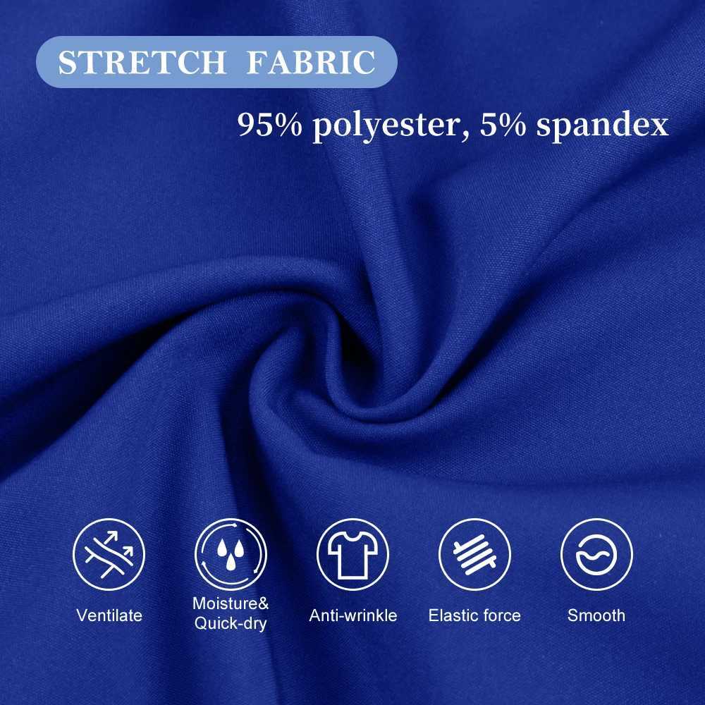 New Doctor Surgery Overalls Medical Uniforms Scrubs Sets Stretch Tops Pants with Pockets Clinical Nurse Uniforms Beauty Workwear X250410