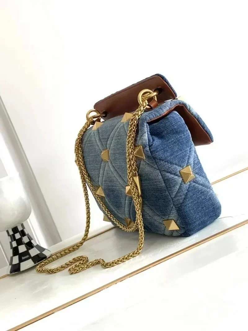 New Denim Rivet Bag Designer Handbag Crossbody Bags For Women Purses And Handbags