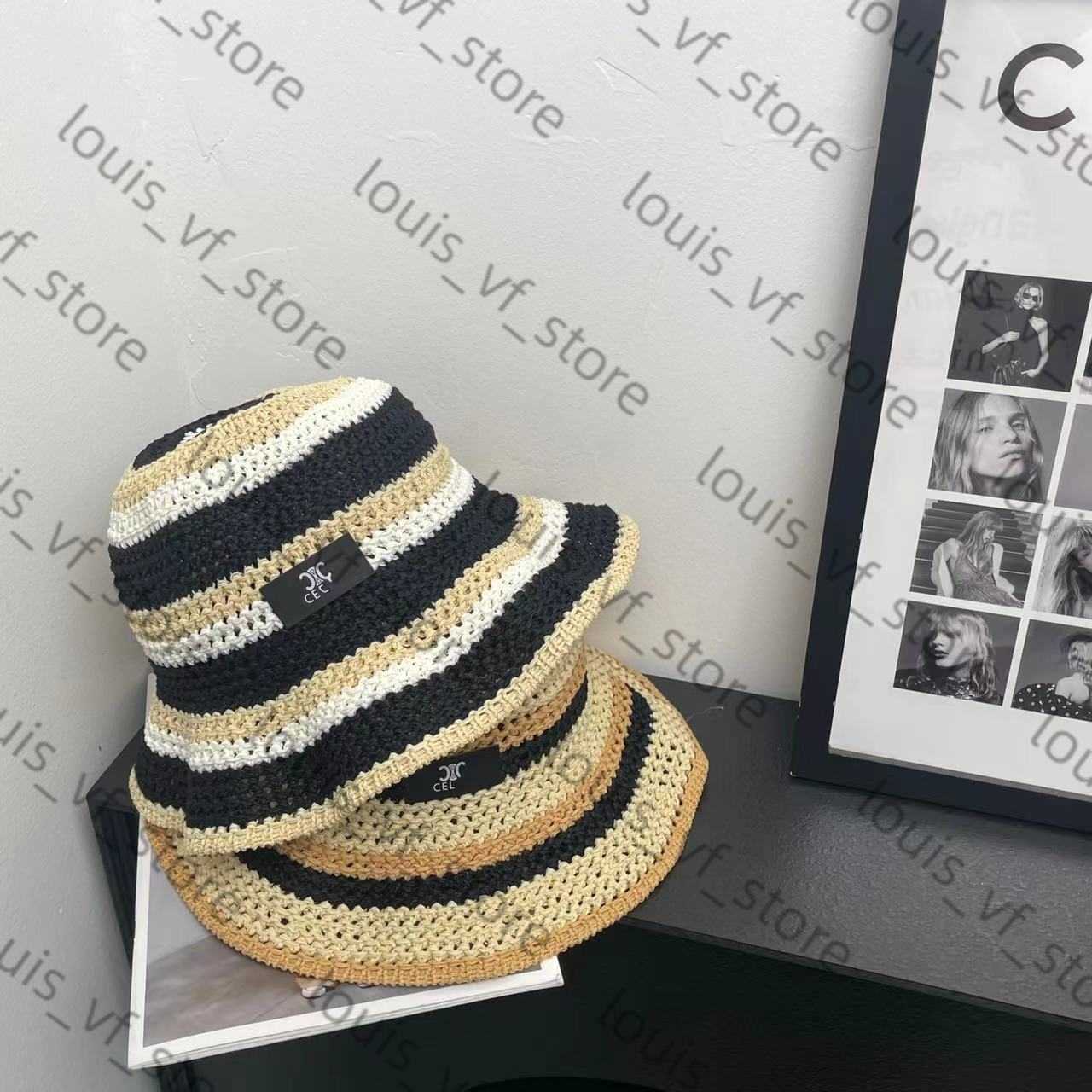 Hat Hollow and Breathable Showcasing Face Small Outdoor Outing Bucket Fashionable Contrasting Color Sun Shading Protection H250411