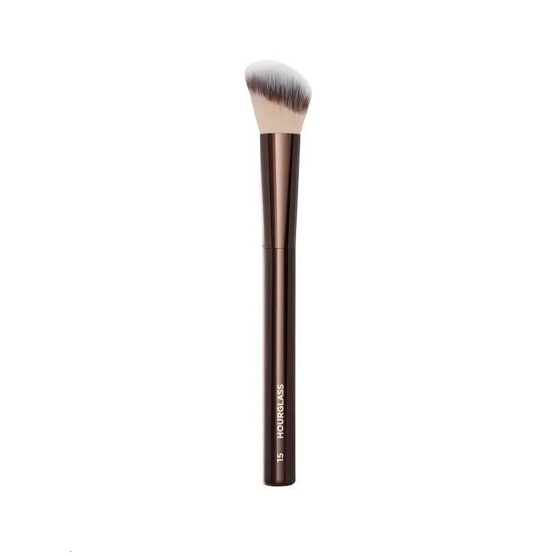 1pc 15 Blush Makeup Brush Liquid Blush Make Up Brush Bronzer use with Cream cheek formulas Metal Handle with box 251110