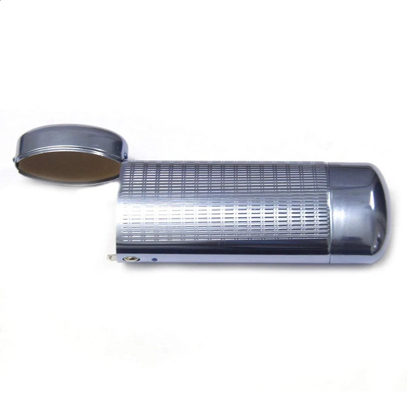 2-piece glasses case aluminum hard shell glasses case striped glasses case 160X73x42mm and 151X56x32mm 250409