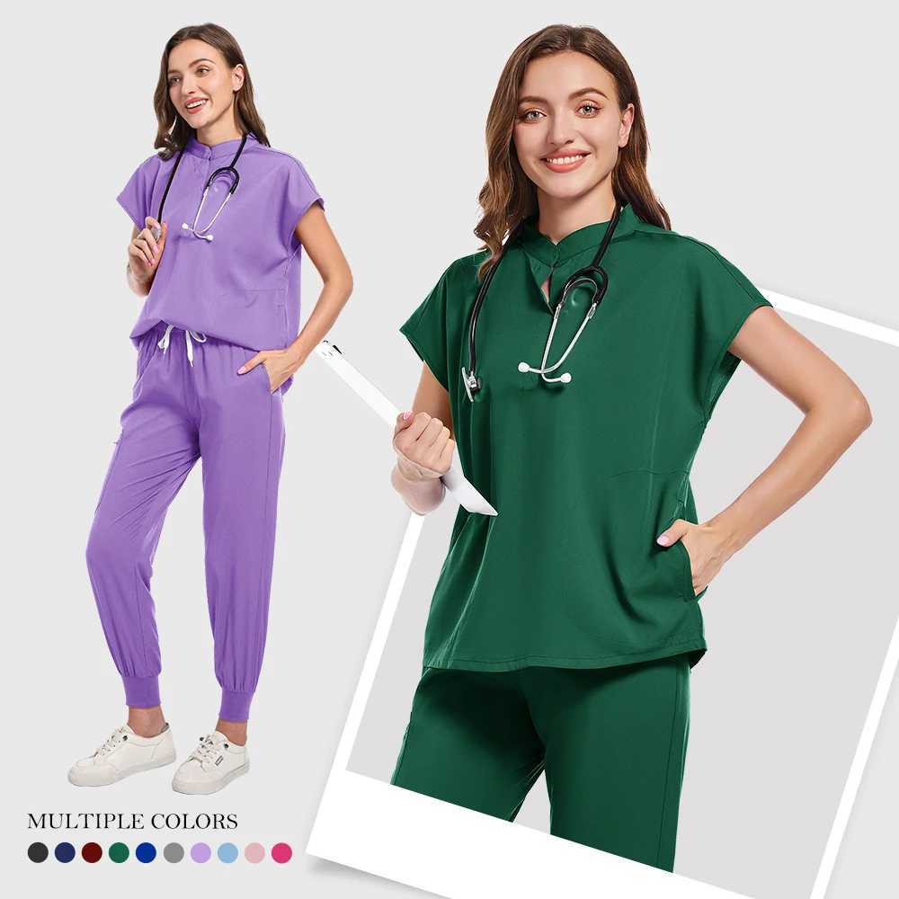 Multi Colored Neutral Short Slved Pharmacy Nurse Uniform Hospital Doctor Work Uniform Oral and Dental Surgery Uniform Medic X250410