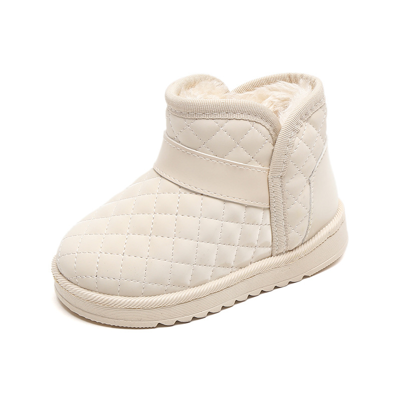 Kids Snow Boots Girls Cotton Shoes Winter Plush Warm Non-slip Children Kidszworld Baby Infant Girls Ankle Boots Girl Toddler Shoes Size 19 - 36 K0217