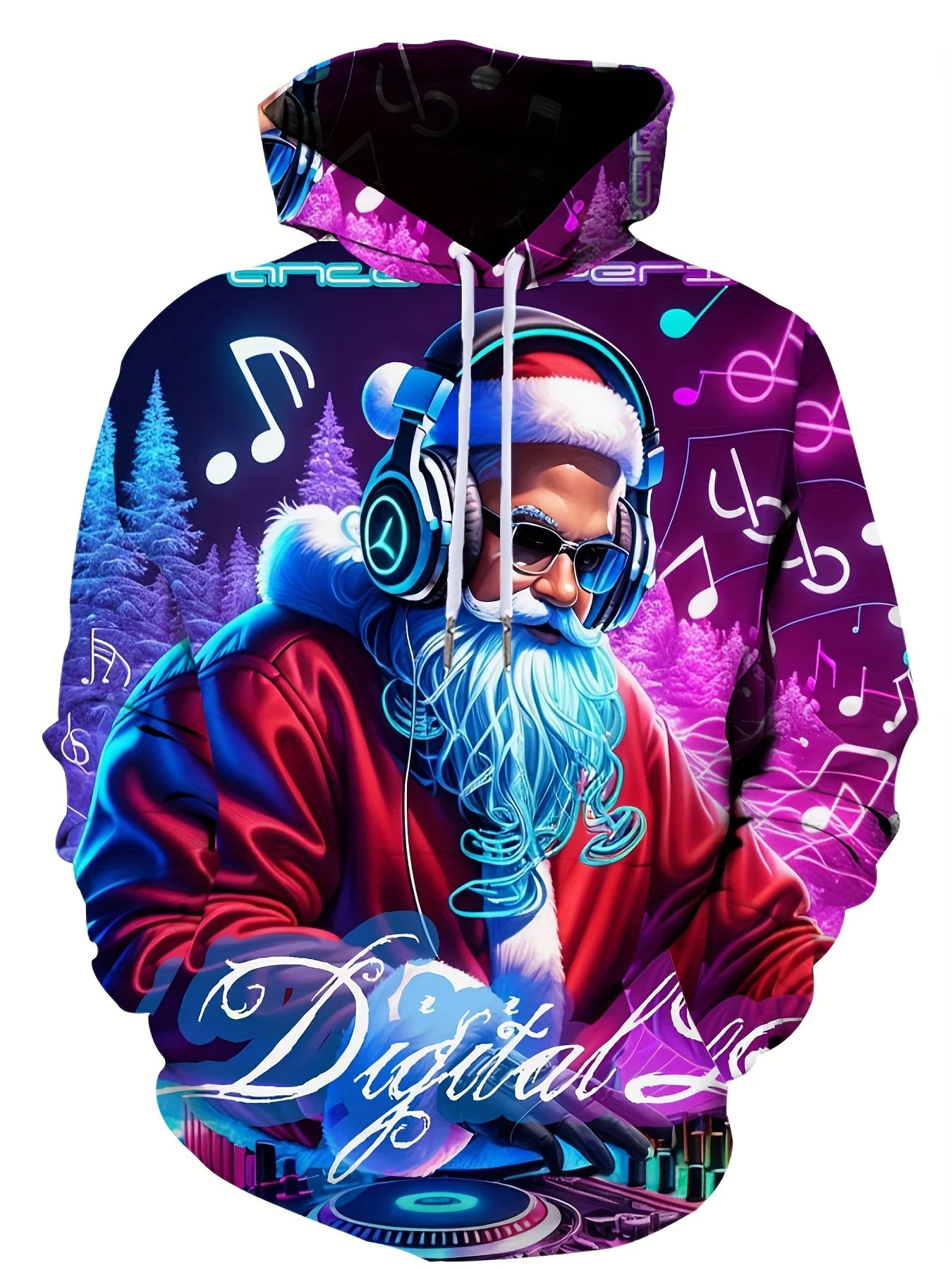 Christmas Theme Graphic Mens Fashion 3D Prints Red Hoodie Streetwear Hoodies Hooded Front Pocket er Hoodie Sweatshirt 251106