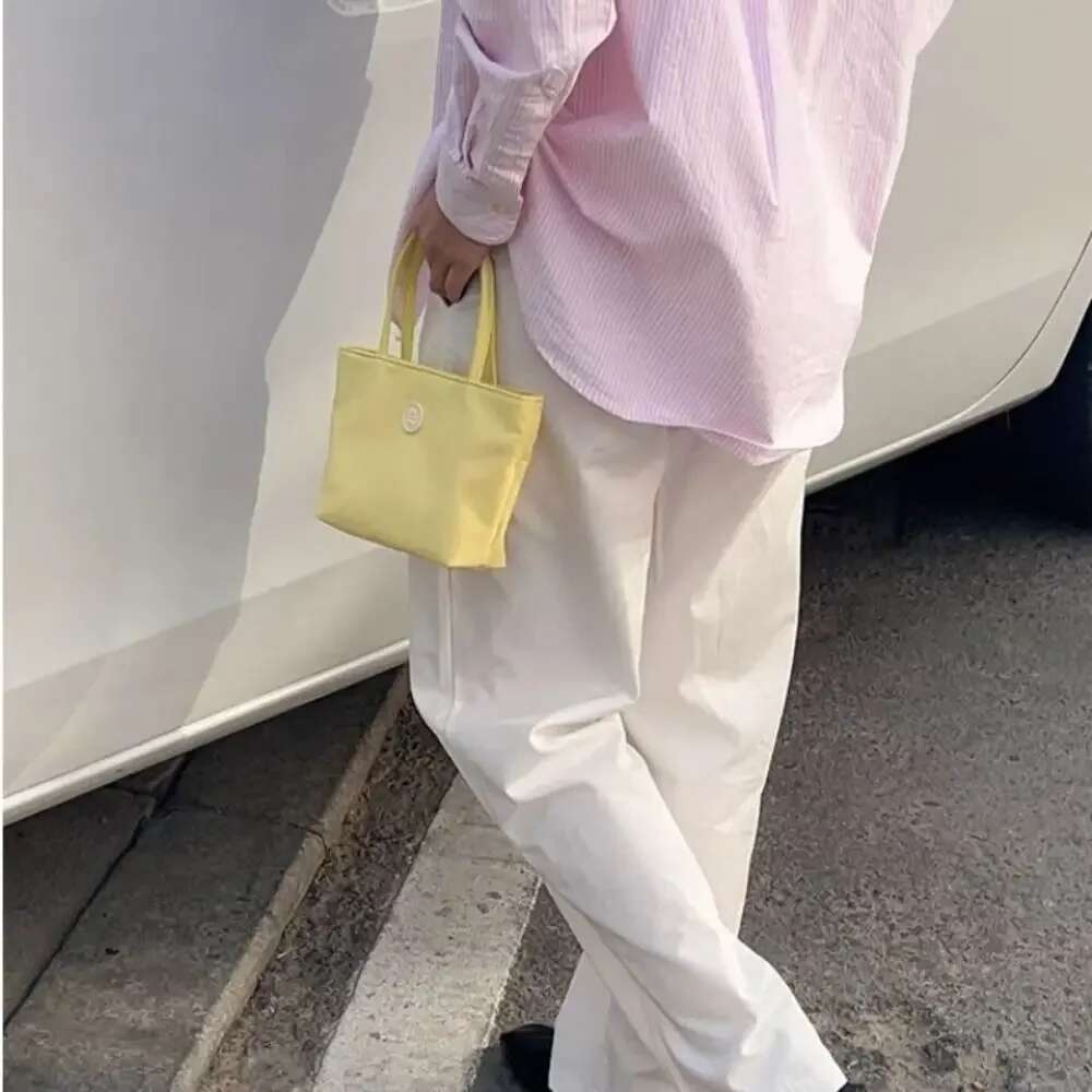 All-Match Shoulder High Quality Durable Light Weight Crossbody Advanced Sense Nylon Square Bag