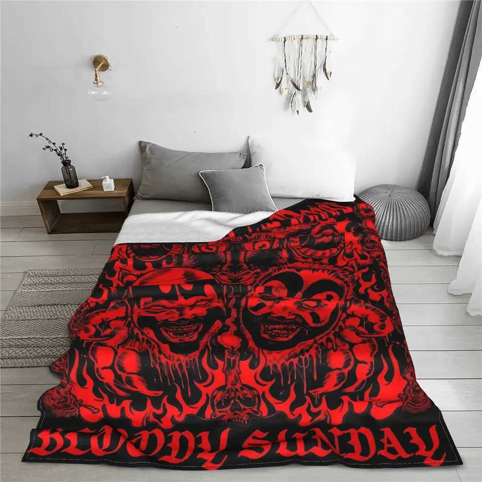 Insane Clown Posse Blanket Warm Soft Street Trend Plush Throw Blanket For Children Home Decor Flannel Bedspread Bed Cover C251111