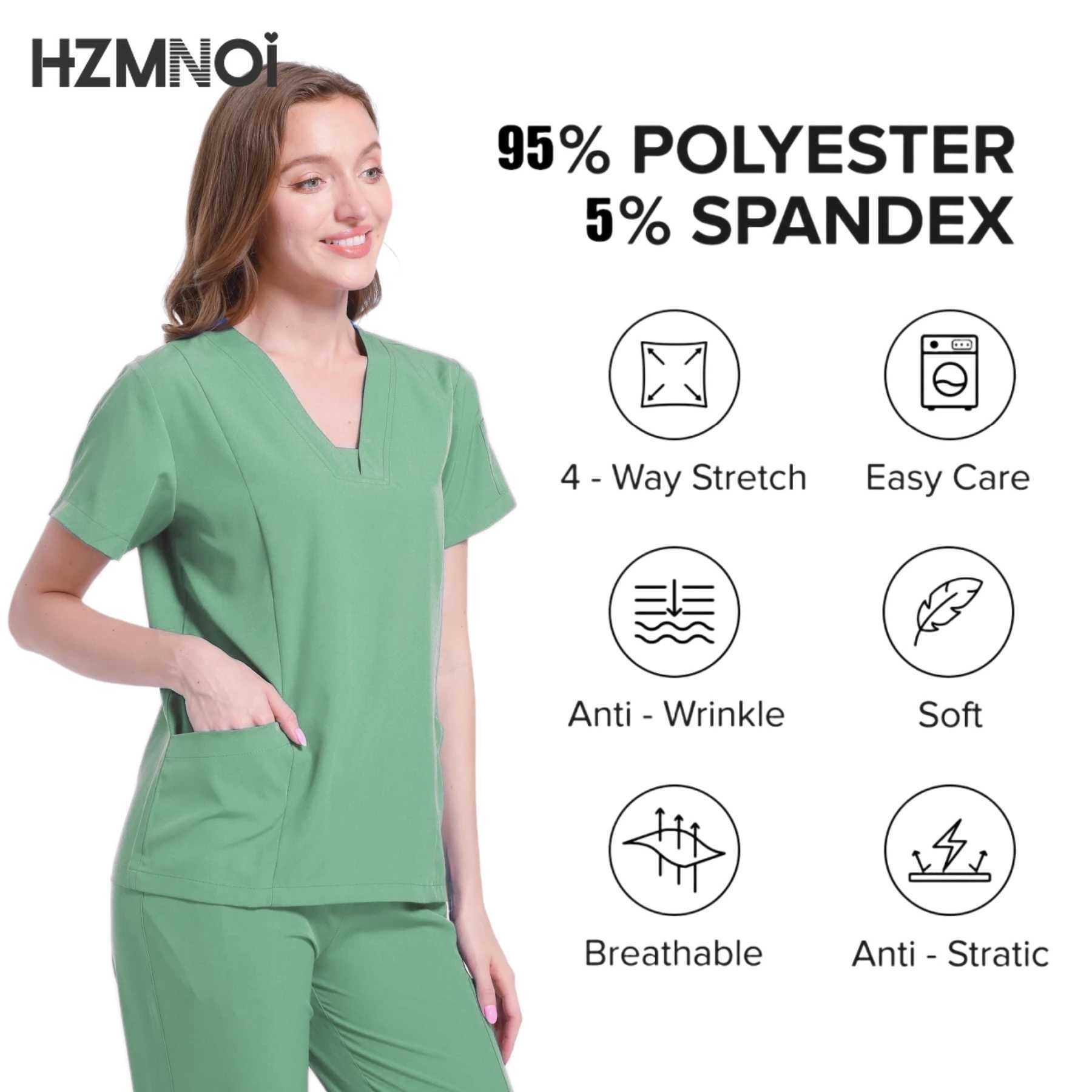 Multilcolors Hospital Medical Scrub Suits Uniform Women Men Scrubs Set Beauty Work Clothes Nurse Accessories Dental Surgery Suit X250410