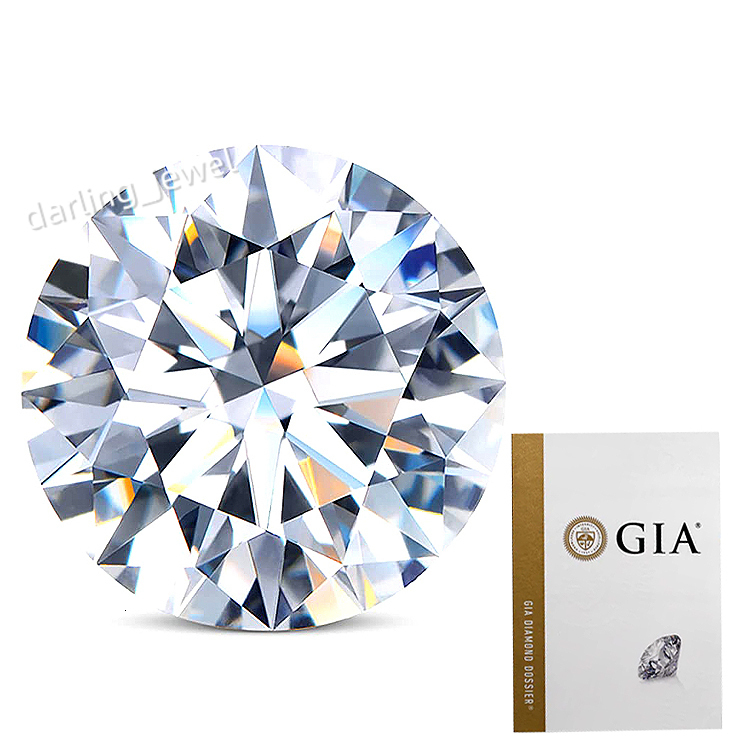 GIA White Loose Round Shape Lab Grown Diamonds 0.72 CT Lab Diamond D VS1 for Engagement Ring or Jewelry Making