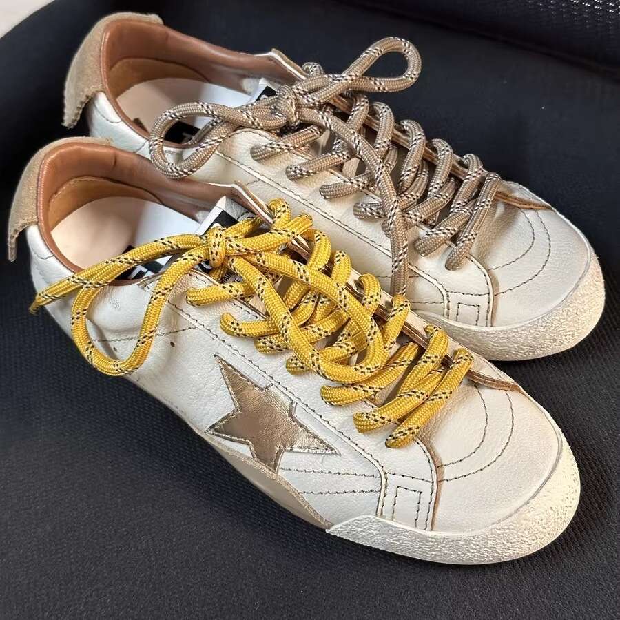 Star White for Women 2025 distress Vintage Sneakers Designer Shoe Casual Training Shoes Trendy