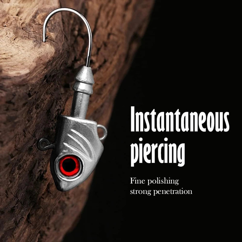 3PCS Jighead Fishhooks 35g33g Fishing Hooks With Treble Hook Sequin Spoon Soft Worm Assist Fishing Hooks Soft Worm Accessories 251103