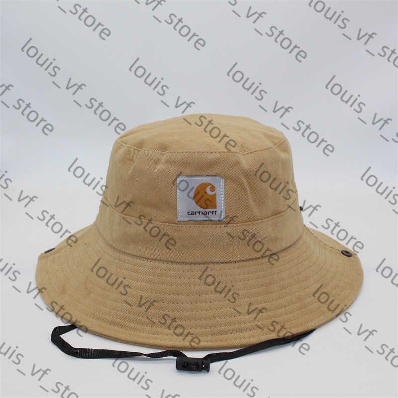 Washed and Ground Cotton Cloth Solid Color Big Brimmed Fisherman Hat Windproof Outdoor Mens Womens Hats Trendy Sun H250411