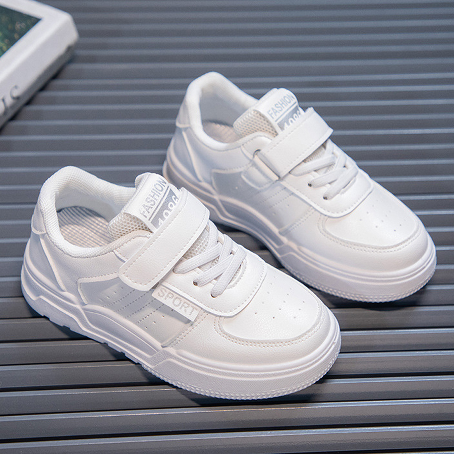 Kids Running Shoes Casual Children White Sneakers Fashion Toddler Kidszworld Girls Sport Shoes PU Leather Boys Shoes Trainers Size 26 - 37 K0232