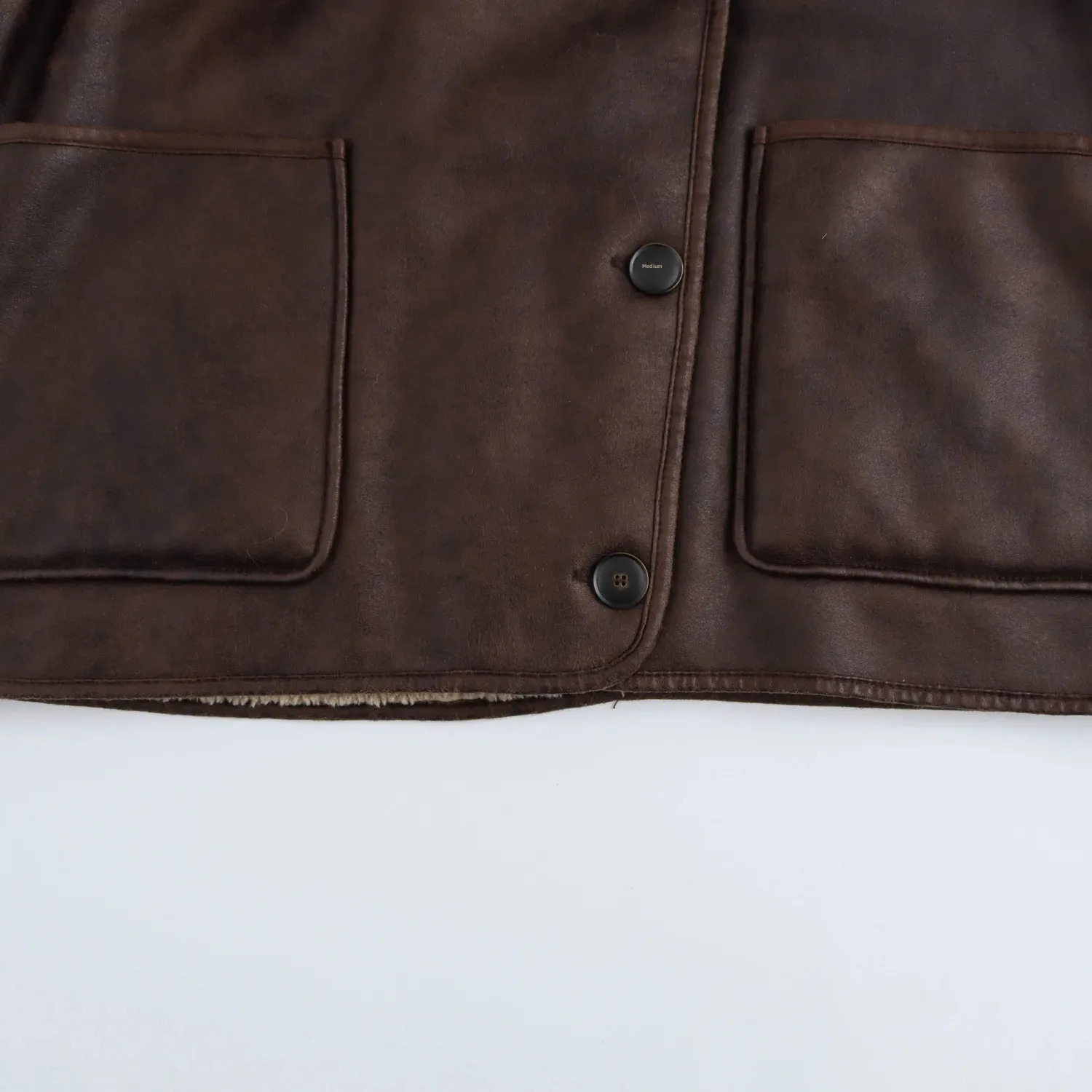 Loose Double-Sided Jacket Coat Autumn Style Wind Button Decoration Full Sleeve Flip Collar Womens Fashion Outerwear 251105